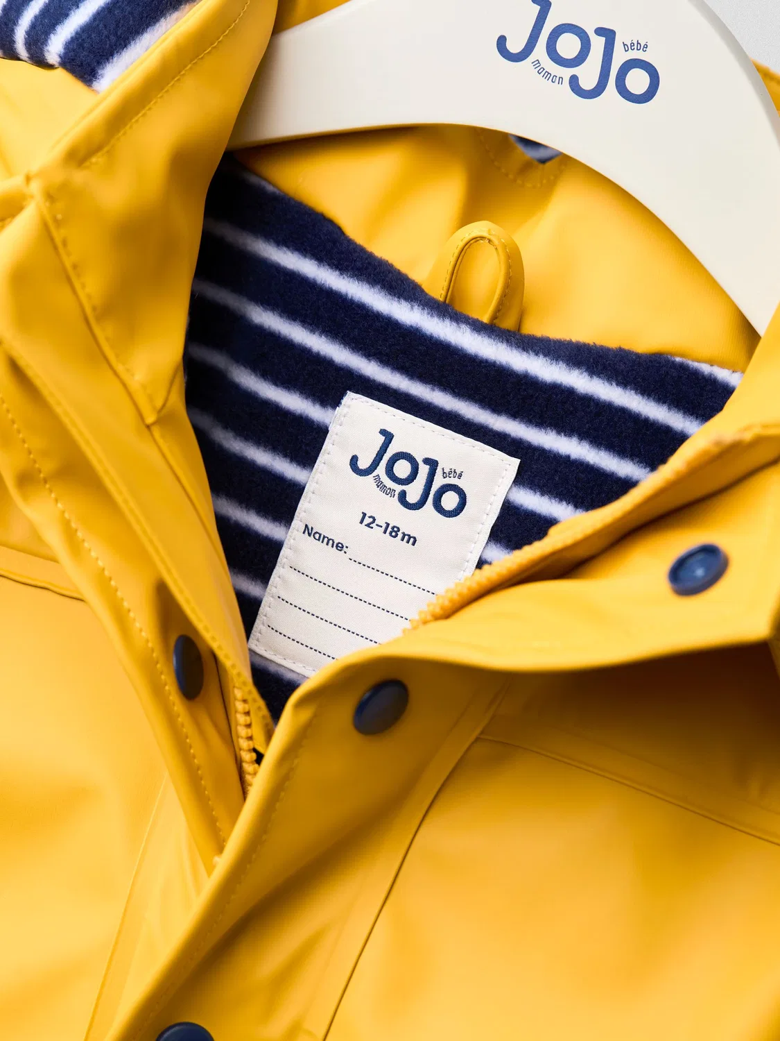 Куртка рыбацкая Fisherman's Jacket Jojo Maman Bébé, ярко-желтый — фото 4