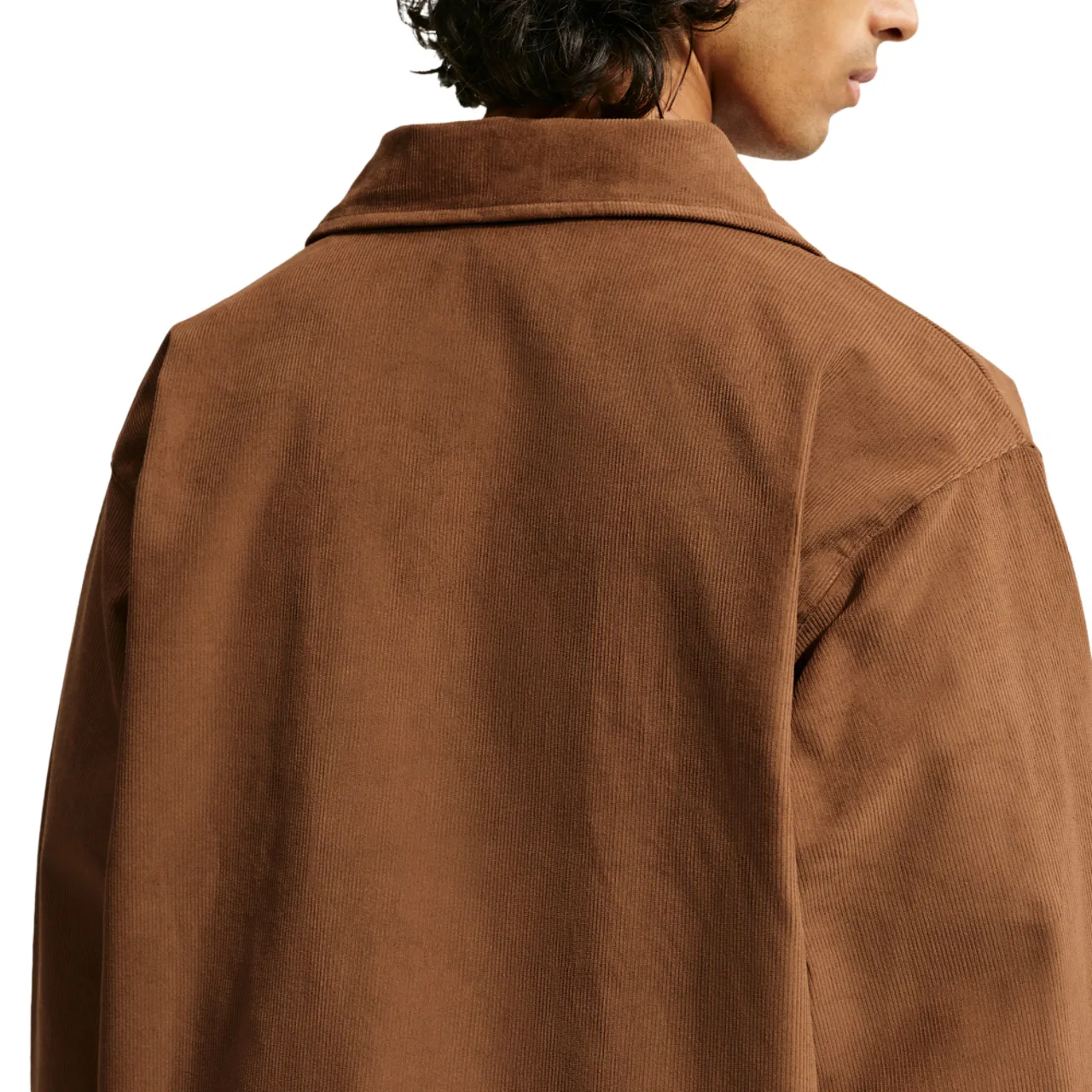 Мужская куртка из вельвета с принтом Nike Club Cord Coaches Jacket NCC, Nike, Ale Brown Sanddrift — фото 2