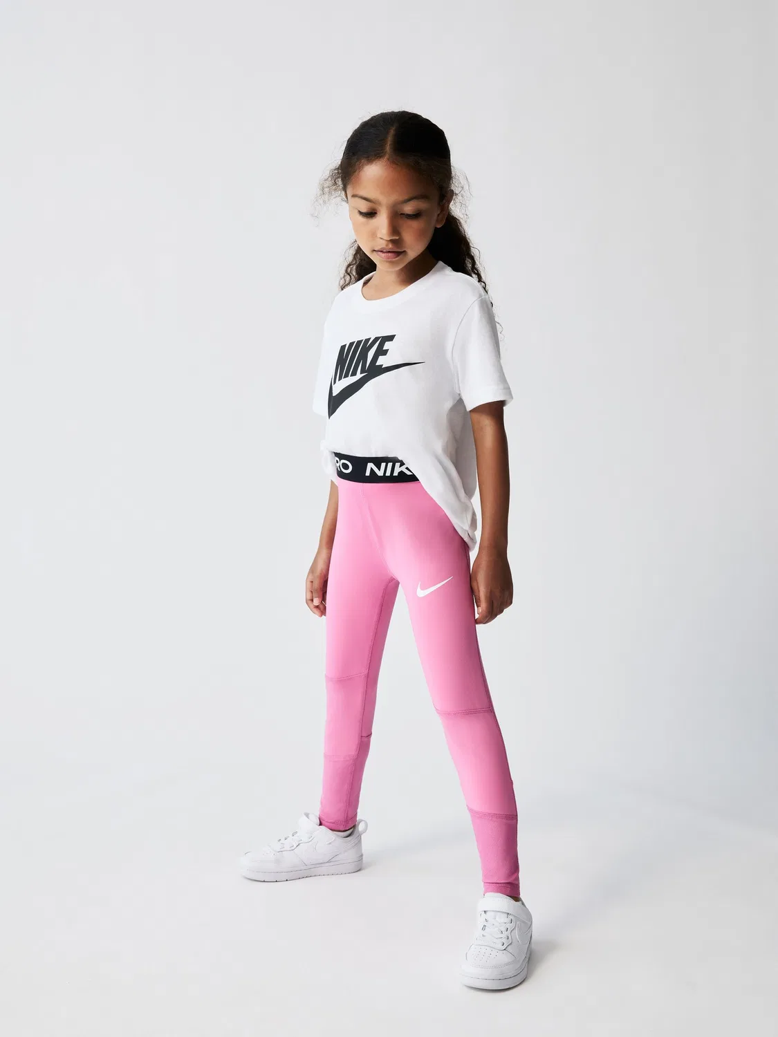 Леггинсы Nike Pro, розовые