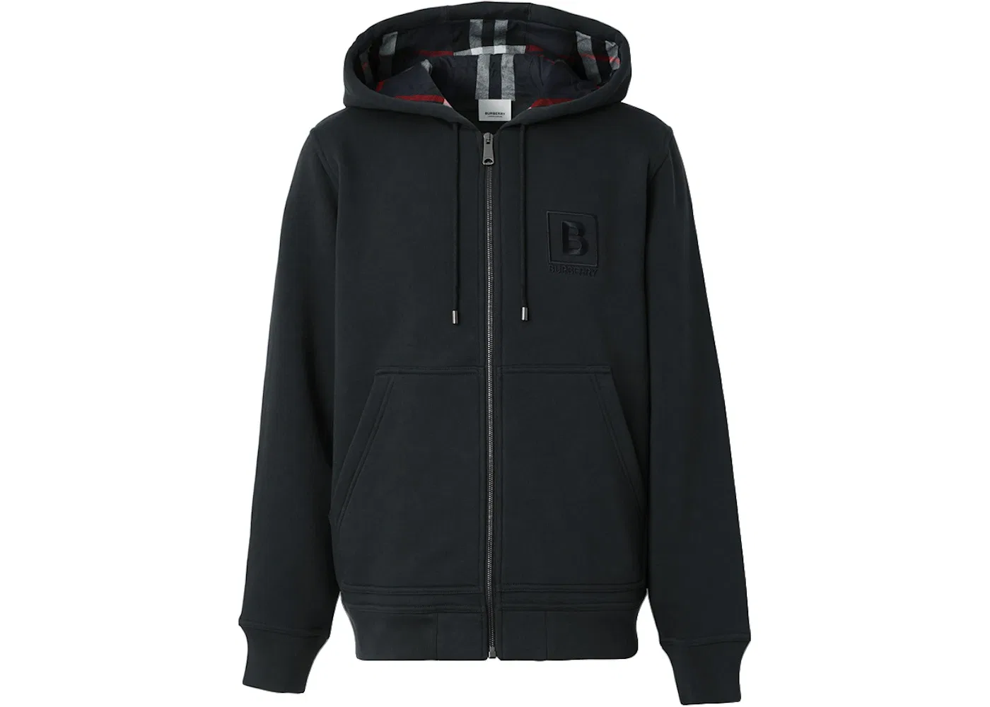 Мужская худи на молнии с принтом Burberry, Navy