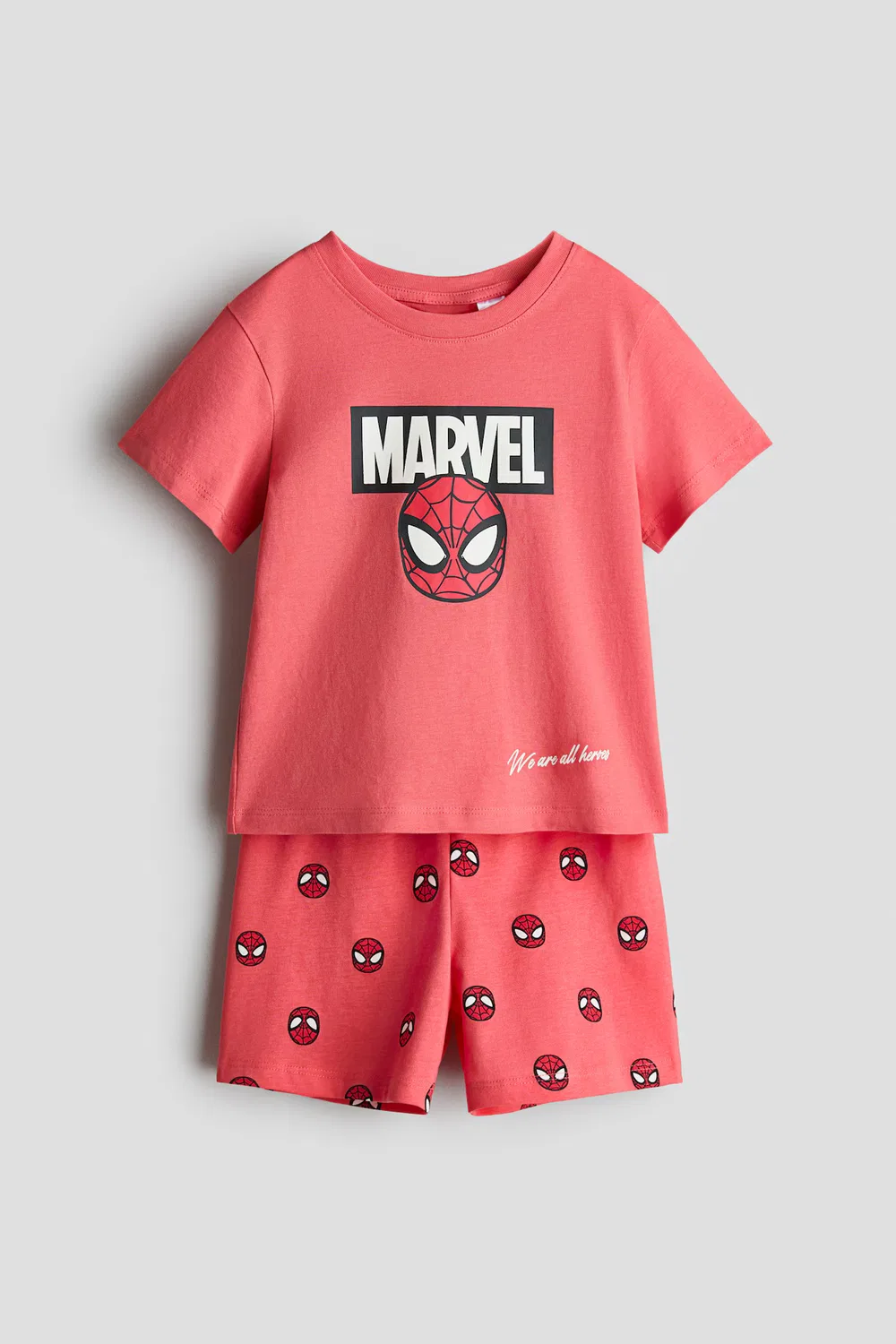 Пижама из набивного хлопка H&M, Rot/Spider-Man