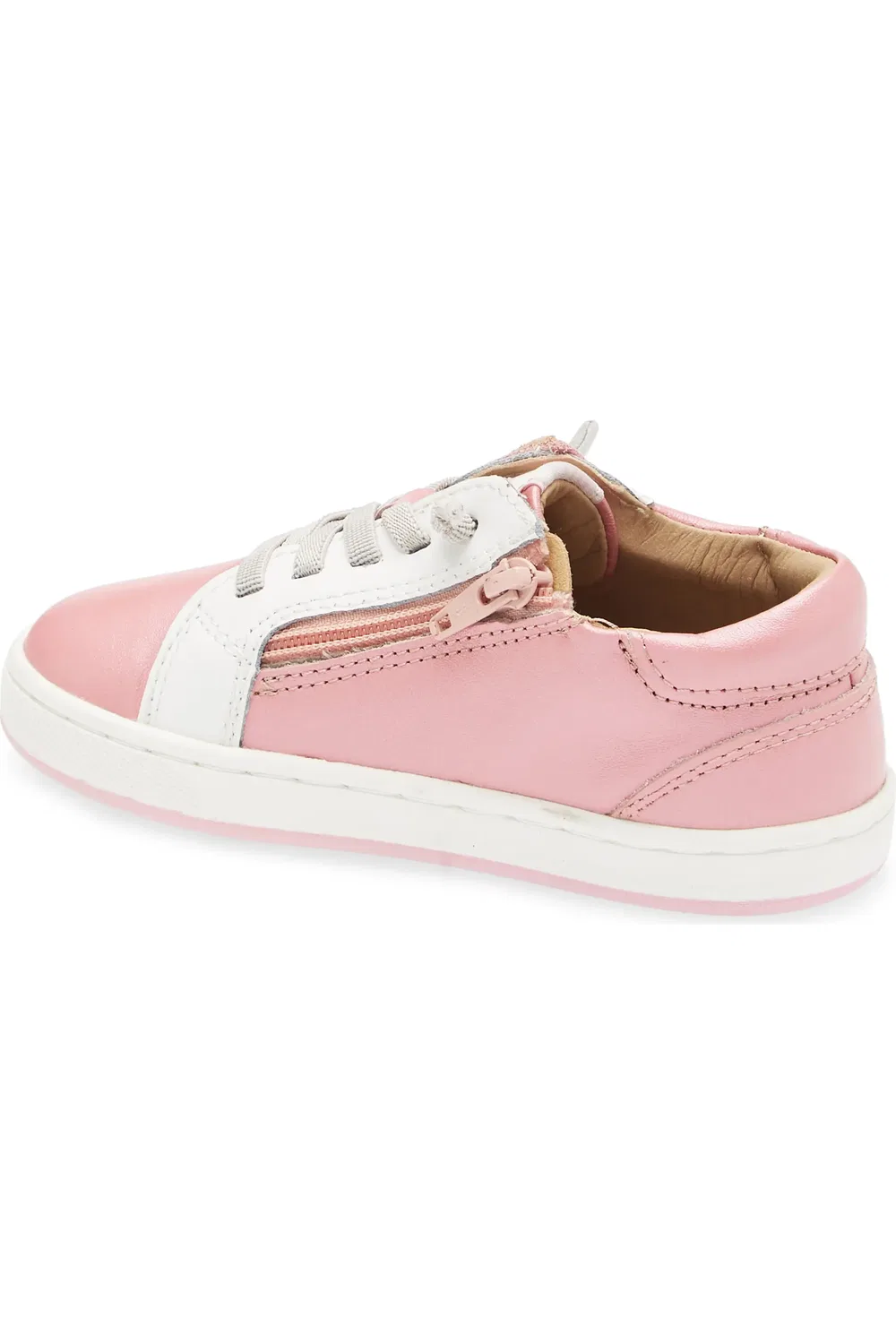 Кроссовки детские легкие на молнии Sash Runner OLD SOLES, Pearlized Pink/Silver — фото 2
