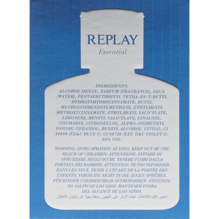 REPLAY Essential Him EDT Vapo 30 мл — фото 3
