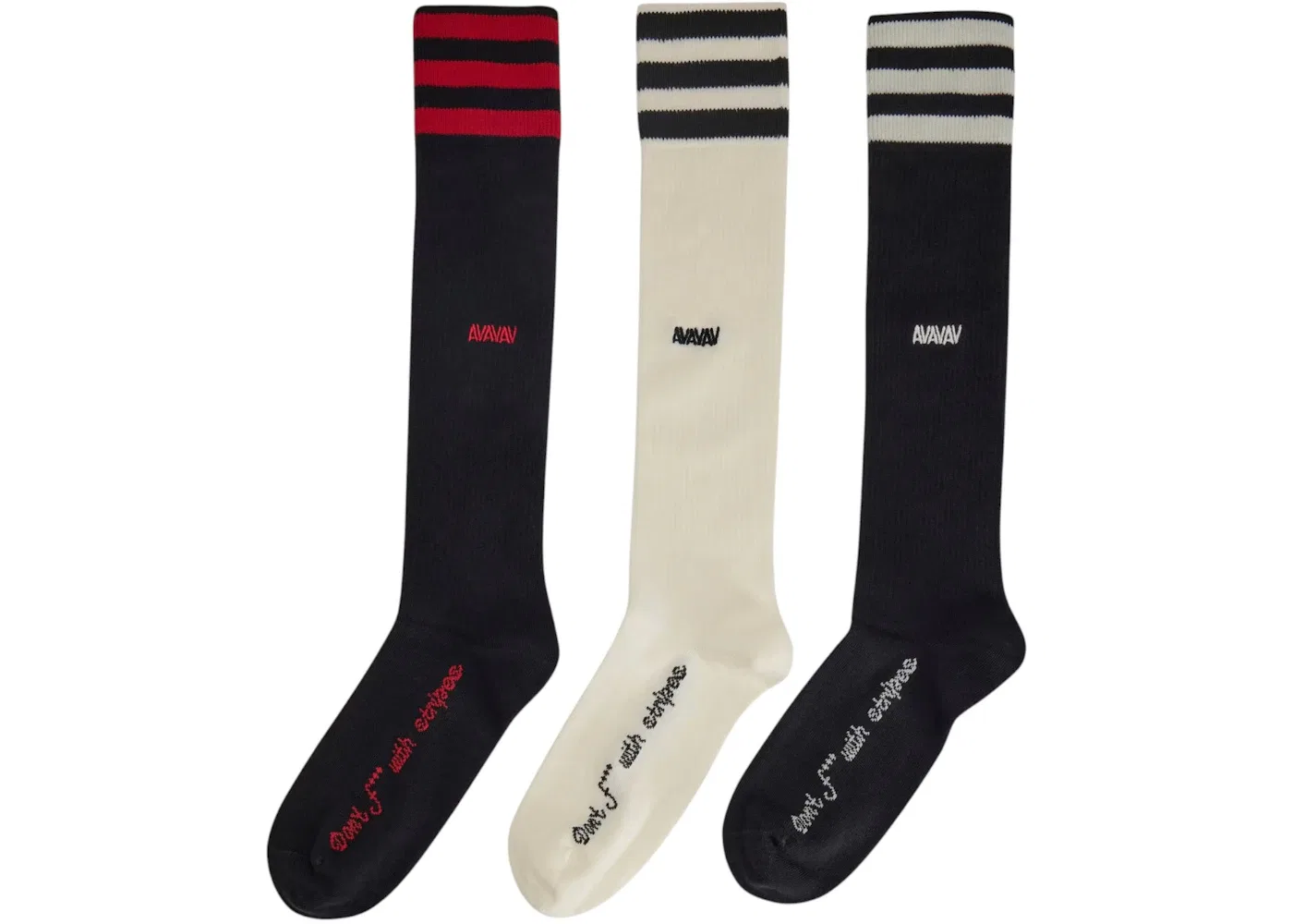 Детские носки с принтом 3 пары Socks (3 Pack) Adidas, Crewht/Black/Black