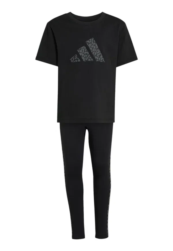 Комплект - леггинсы - брюки Adidas Sportswear, черный