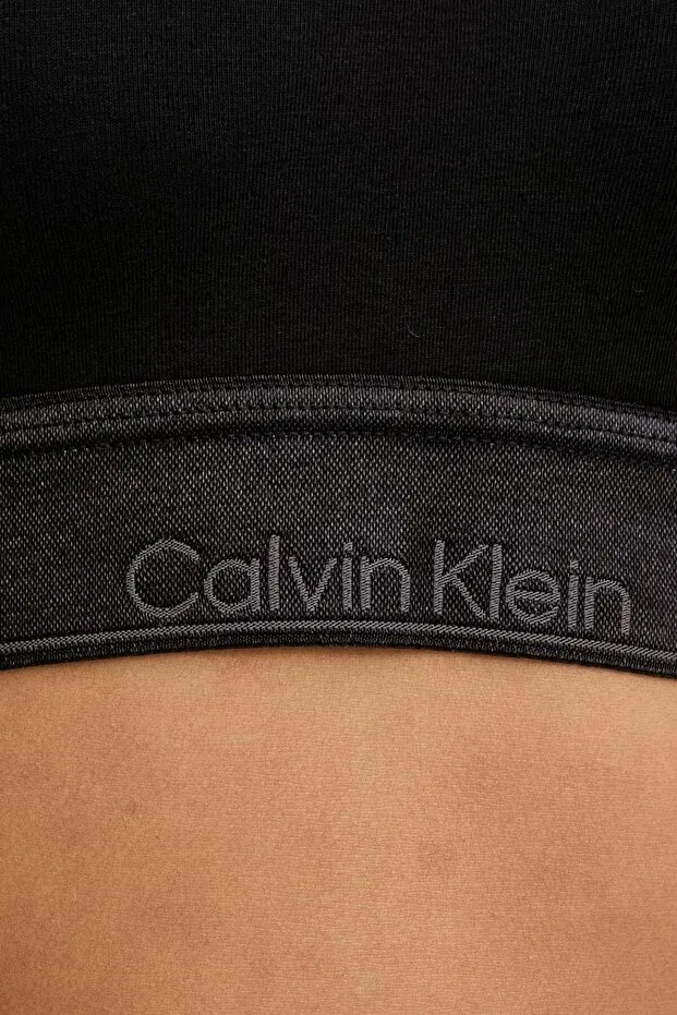 Женский бралет с V-образным вырезом Calvin Klein, Black — фото 2