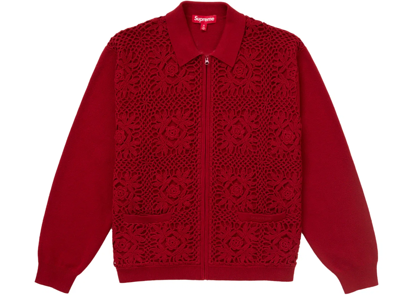 Мужской кардиган вязаный Supreme Cardigan, Dark Red