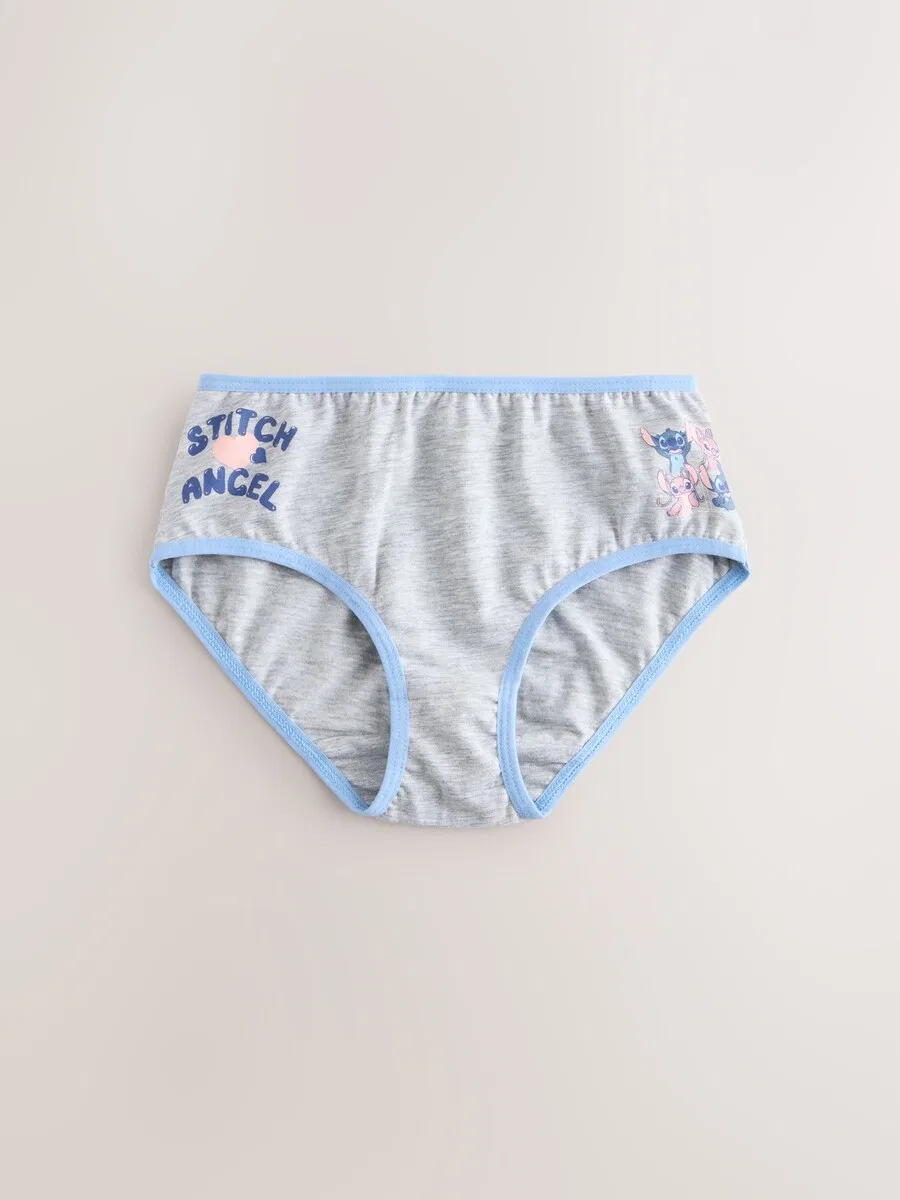 Трусики Next Underpants 'Lilo & Stitch' в светло-бежевом, небесно-голубом, серо-бежевом и пудровом цветах — фото 3