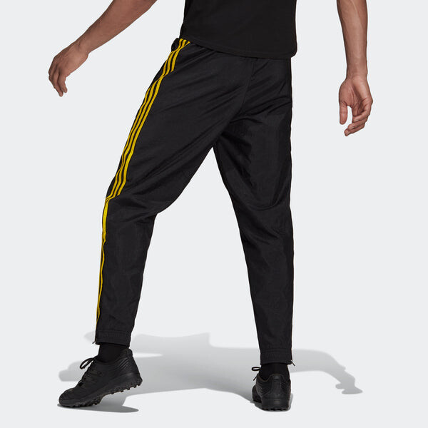 Спортивные штаны adidas Mufc Icon Wo Pn Contrasting Colors Soccer/Football Bundle Feet Sports Pants Black, черный — фото 3