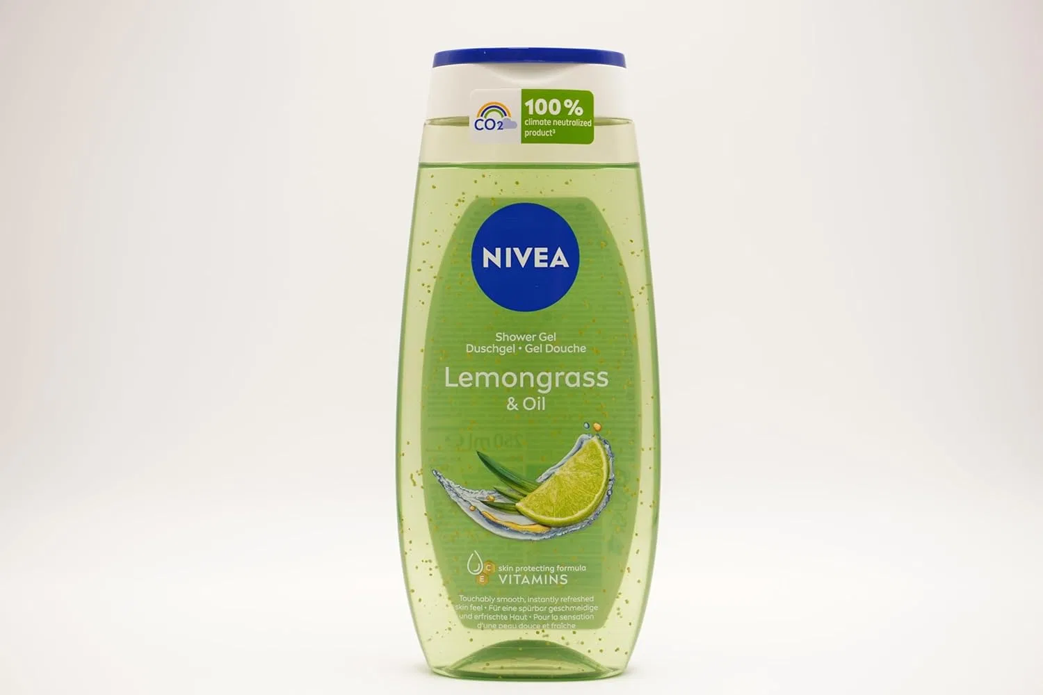 Гель для душа с масляными шариками, NIVEA, 250 мл, Лемонграсс
