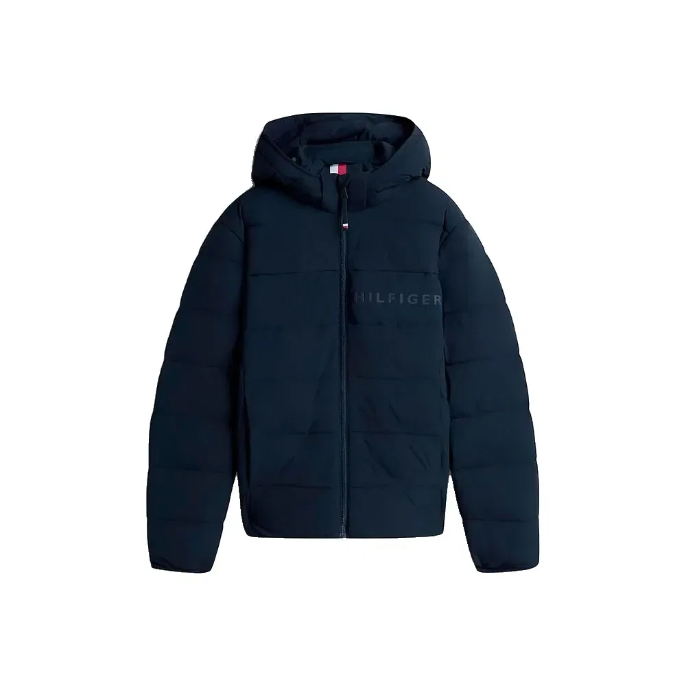 Мужская куртка-пуховик с капюшоном Tommy hilfiger, Blue — фото 3