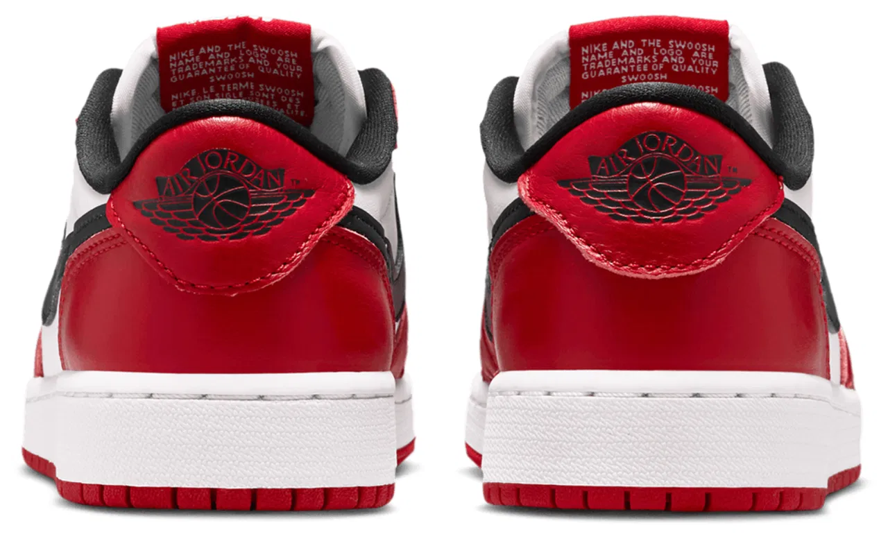 Кроссовки для мальчиков AJ 1 Retro Low OG Jordan, цвет Summit White/Varisty Red/Black — фото 3