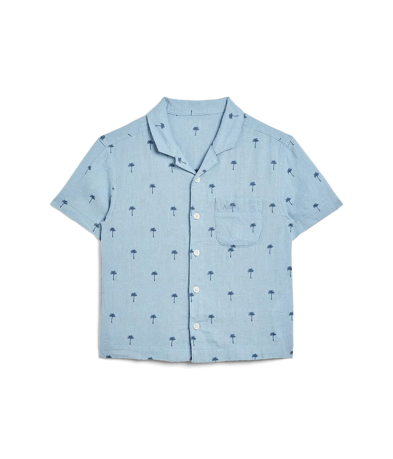 Льняная походная рубашка (для детей постарше) Abercrombie Kids, Blue Fog