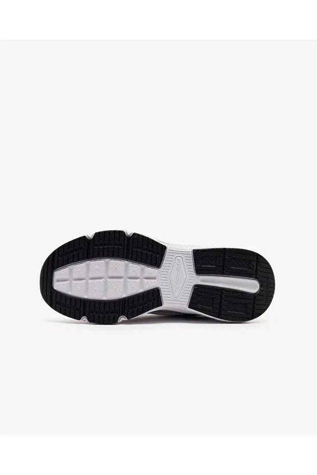 Детские спортивные кроссовки для девочек с текстурным верхом Retro-Graph Skechers, White/Black/Silver — фото 4