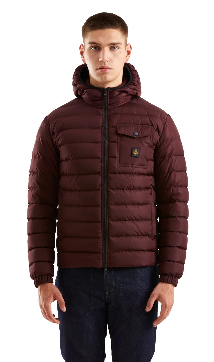 

Пуховик Scarlet с капюшоном, молнией и карманами Refrigiwear, красный