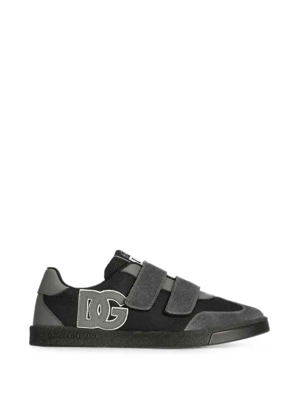 Кроссовки DG Original из телячьей кожи Dolce & Gabbana Kids, черный