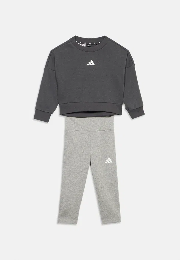 Сезонный комплект унисекс - леггинсы - брюки Adidas Performance, белый/серый — фото 3