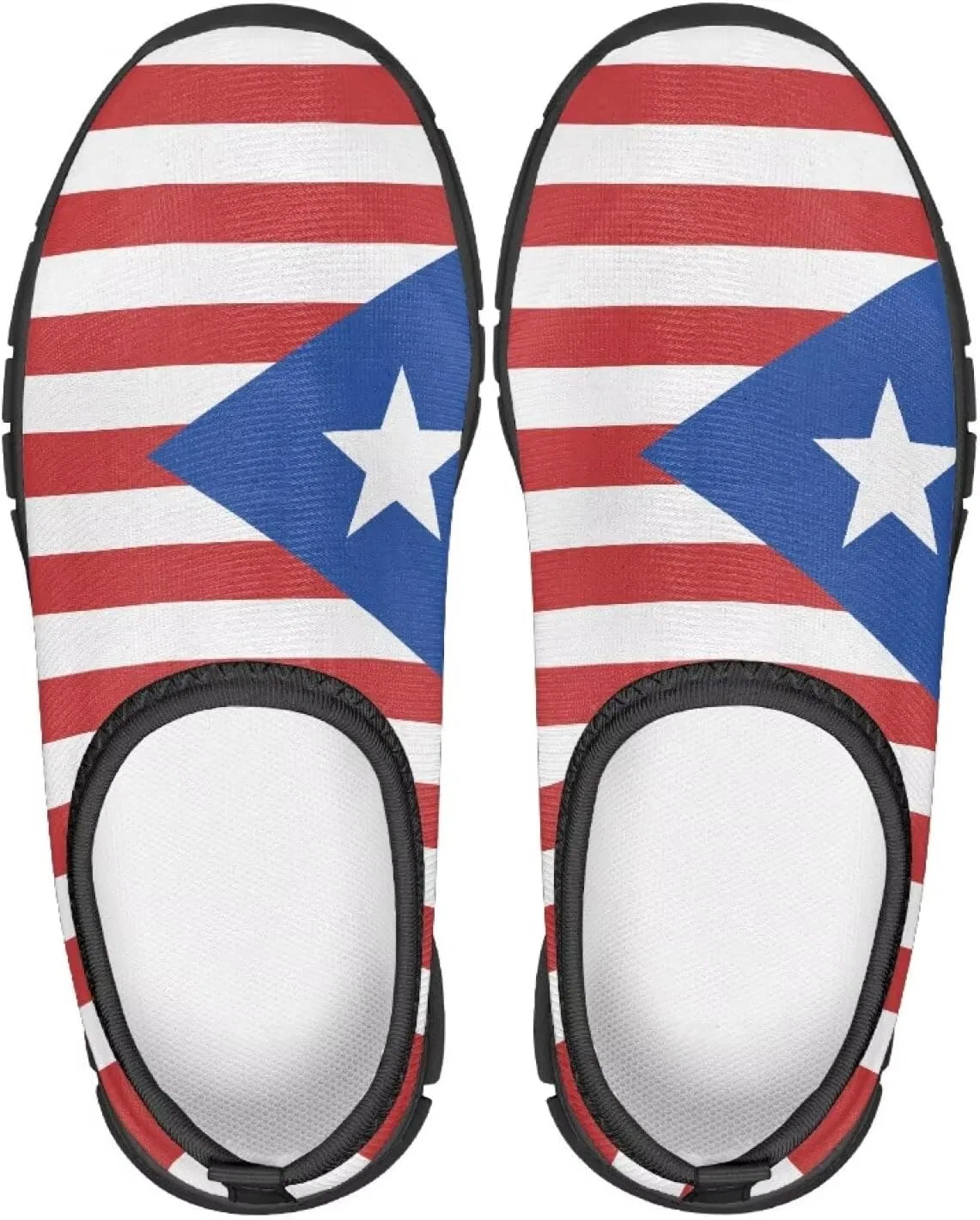 Детские кроссовки для мальчиков с принтом Quxjehoe, Puerto Rico Flag Print — фото 4