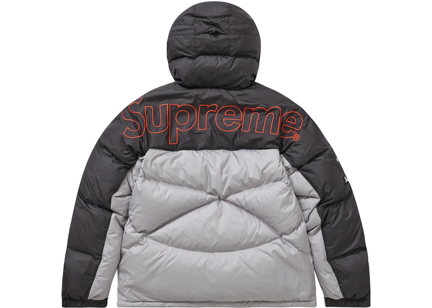 Мужская куртка-пуловер с наполнителем 800-Fill Half Zip Hooded Pullover Supreme, Grey — фото 3