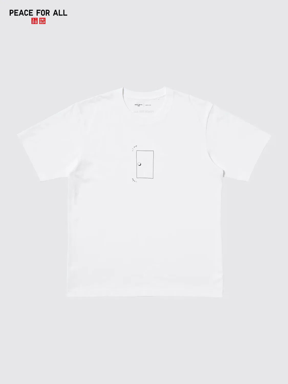 Футболка с коротким рукавом Uniqlo Ичиро Сузуки, с графическим принтом, белый