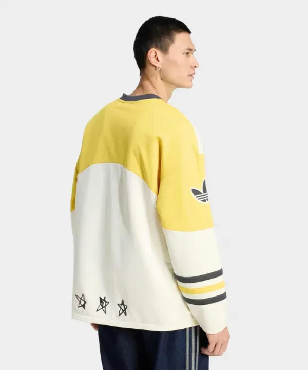 Футболка с длинным рукавом Хокки, Adidas, желтый — фото 2