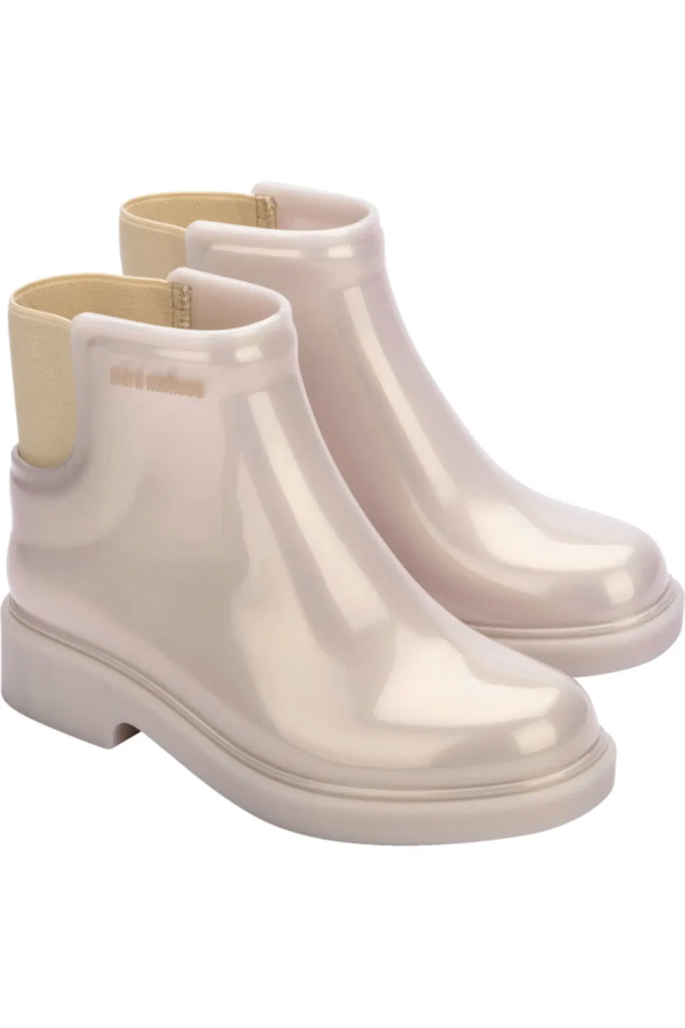 Детские ботинки челси водонепроницаемые Mini Melissa, бежевый