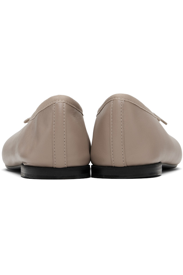 Балетки Lilouh с миндалевидным носком Repetto, бежевый — фото 2