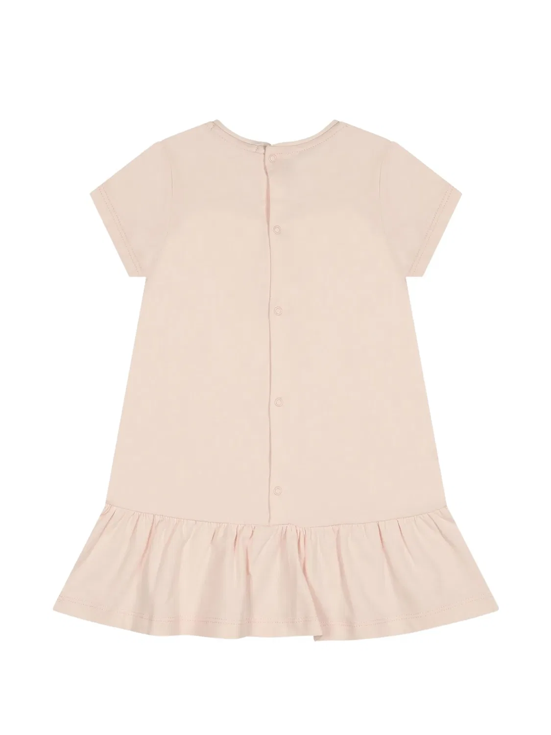 Платье с оборками и нашивкой teddy bear Aigner Kids, розовый — фото 2