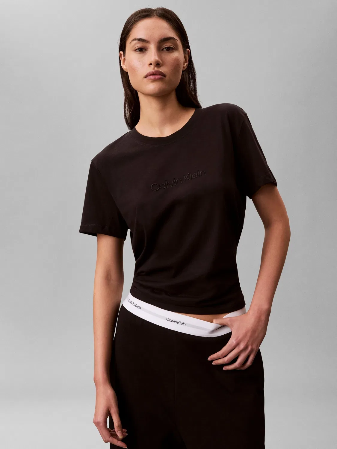 Футболка повседневная Lounge Calvin Klein, черный