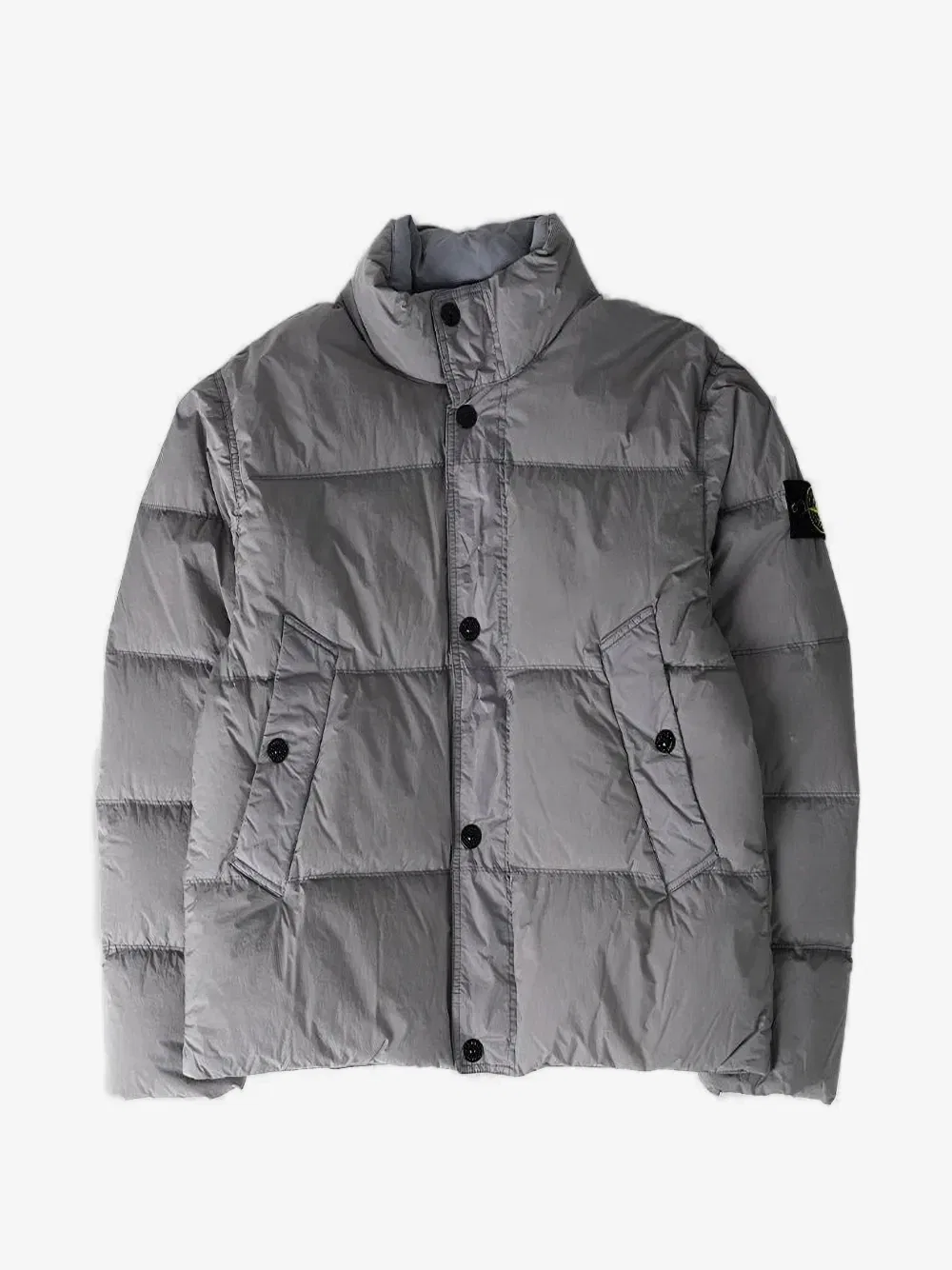 Стеганая куртка Crinkle Reps NY Stone Island, серый
