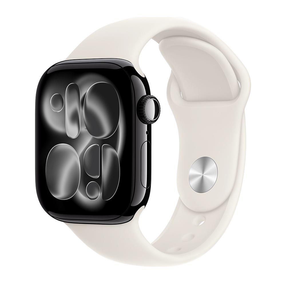 

Умные часы Apple Watch Series 11 (GPS+Cellular), 42 мм, Jet Black Aluminum Case/Starlight Sport Band - M/L, Черный, Умные часы Apple Watch Series 11 (GPS+Cellular), 42 мм, Jet Black Aluminum Case/Starlight Sport Band - M/L