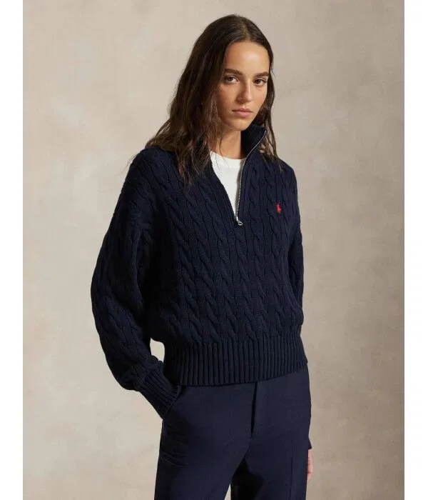 Женский полувер свободного кроя Polo Ralph Lauren, Blu Marino
