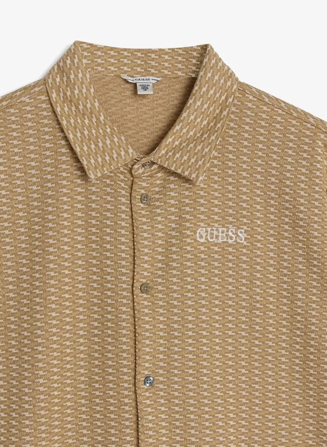Комплект футболки и шорт Guess, горчичный — фото 4