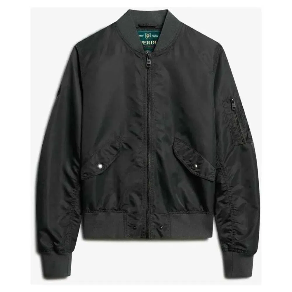 Бомбер Merchant MA1 Superdry, черный