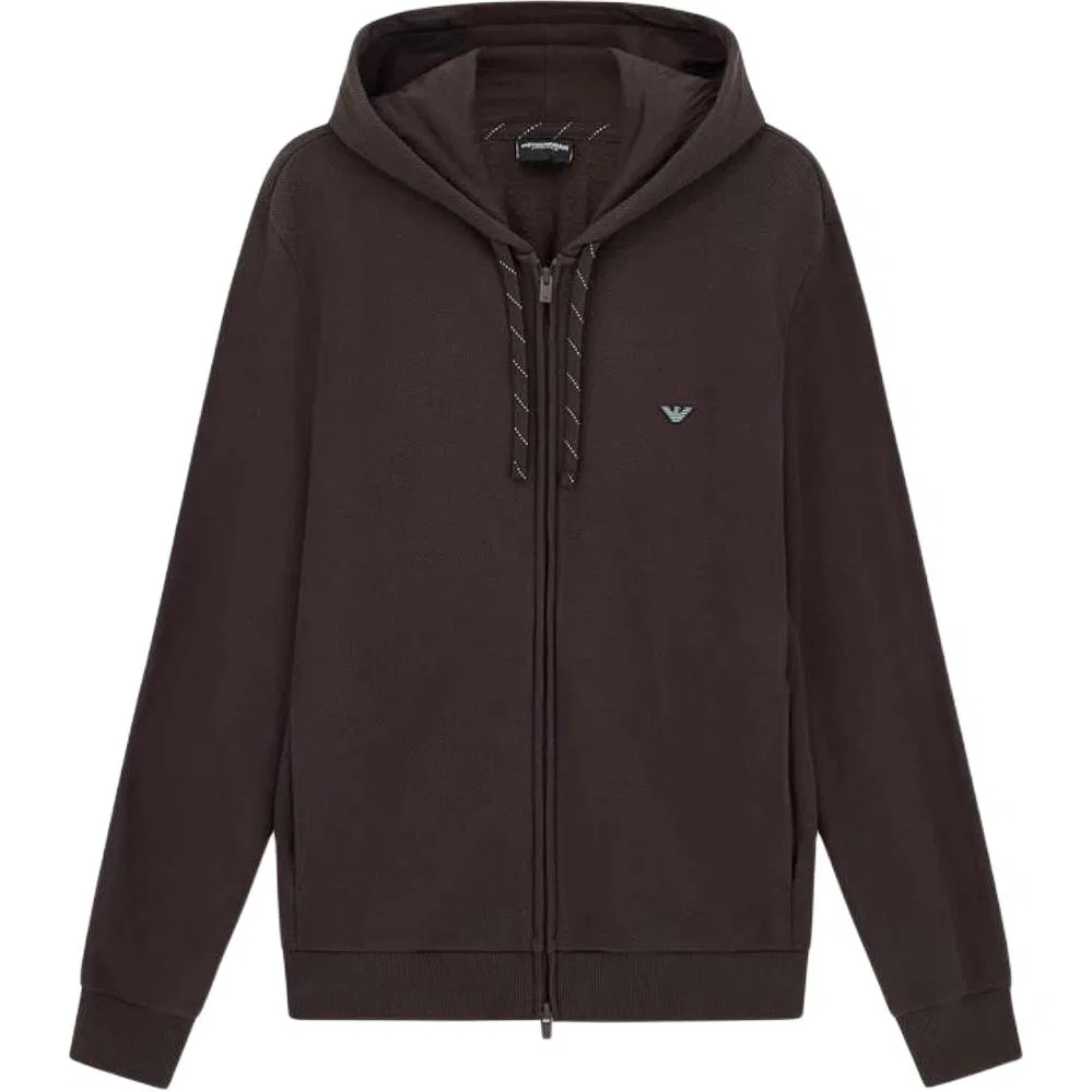 Мужская толстовка с капюшоном Brown Emporio Armani