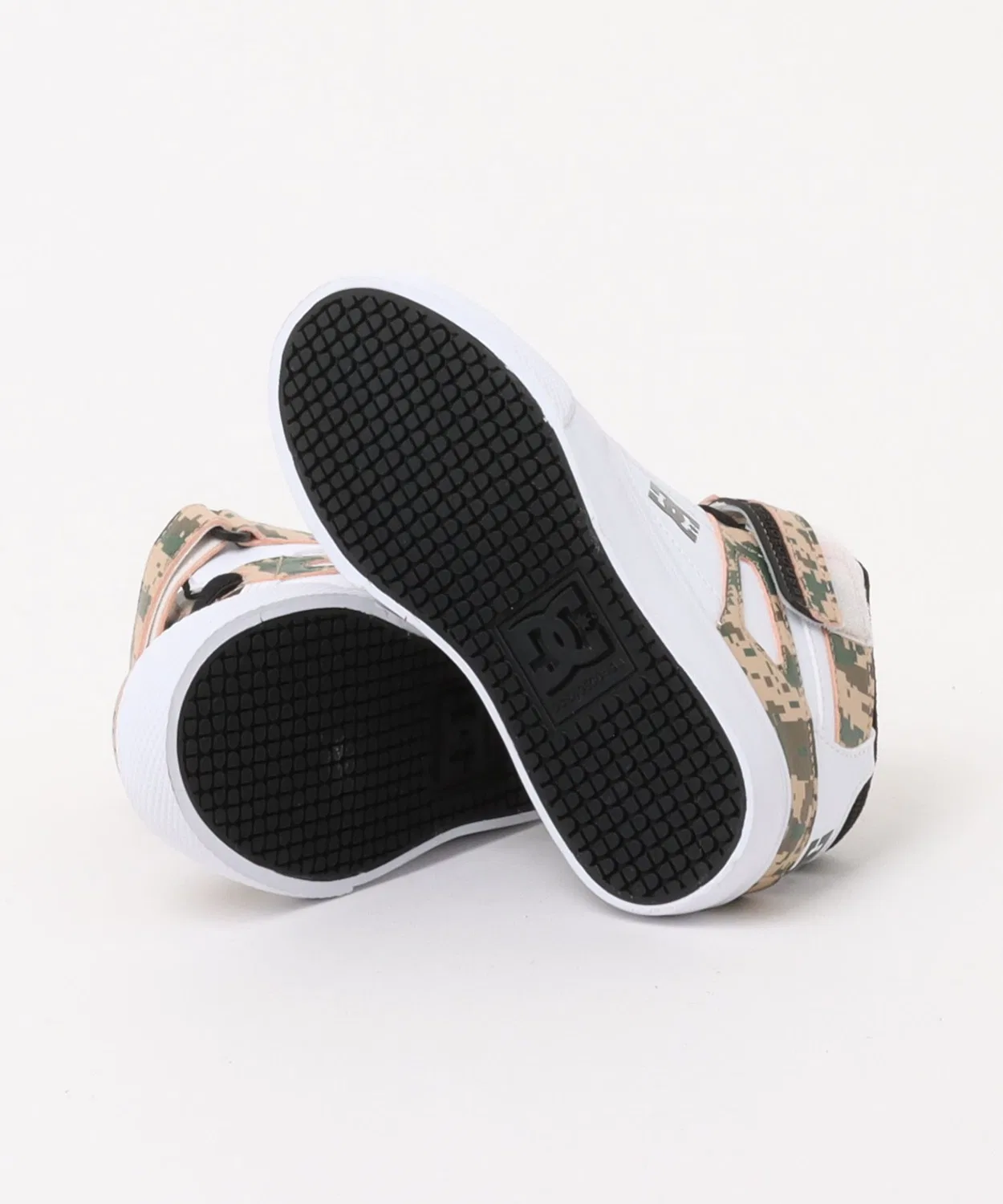 Детские высокие кеды с брендовым логотипом DC SHOES KS PURE HIGH-TOP SE EV SN, Белый — фото 3
