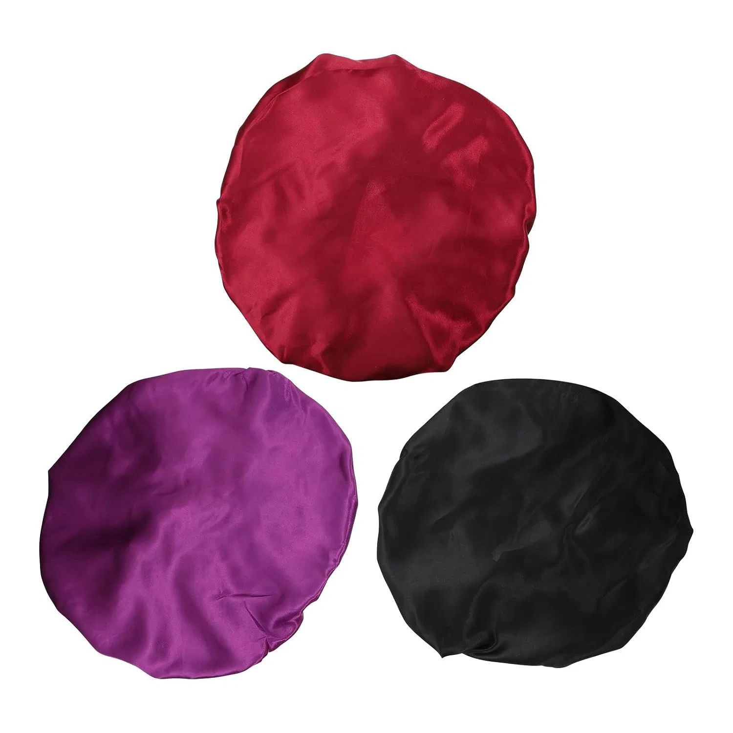 Шапочка для сна, 3 шт., Satin, 37x37 см, Lurrose