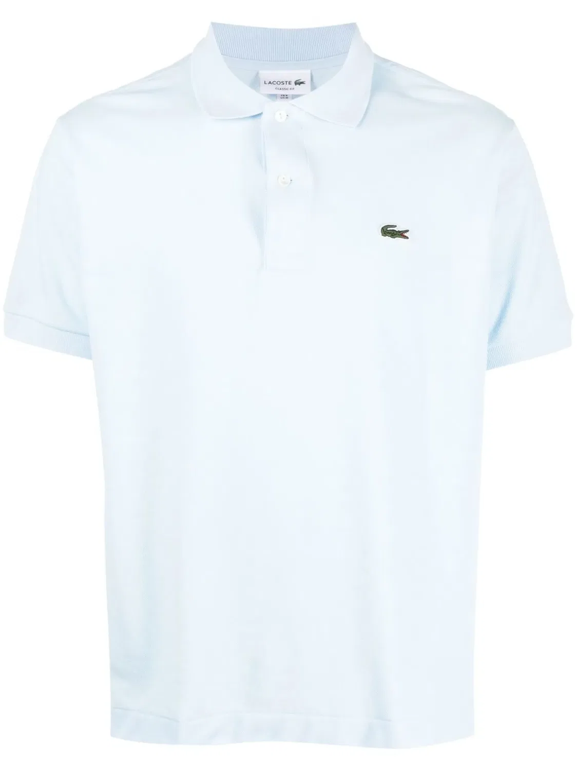Поло с логотипом Lacoste, голубой