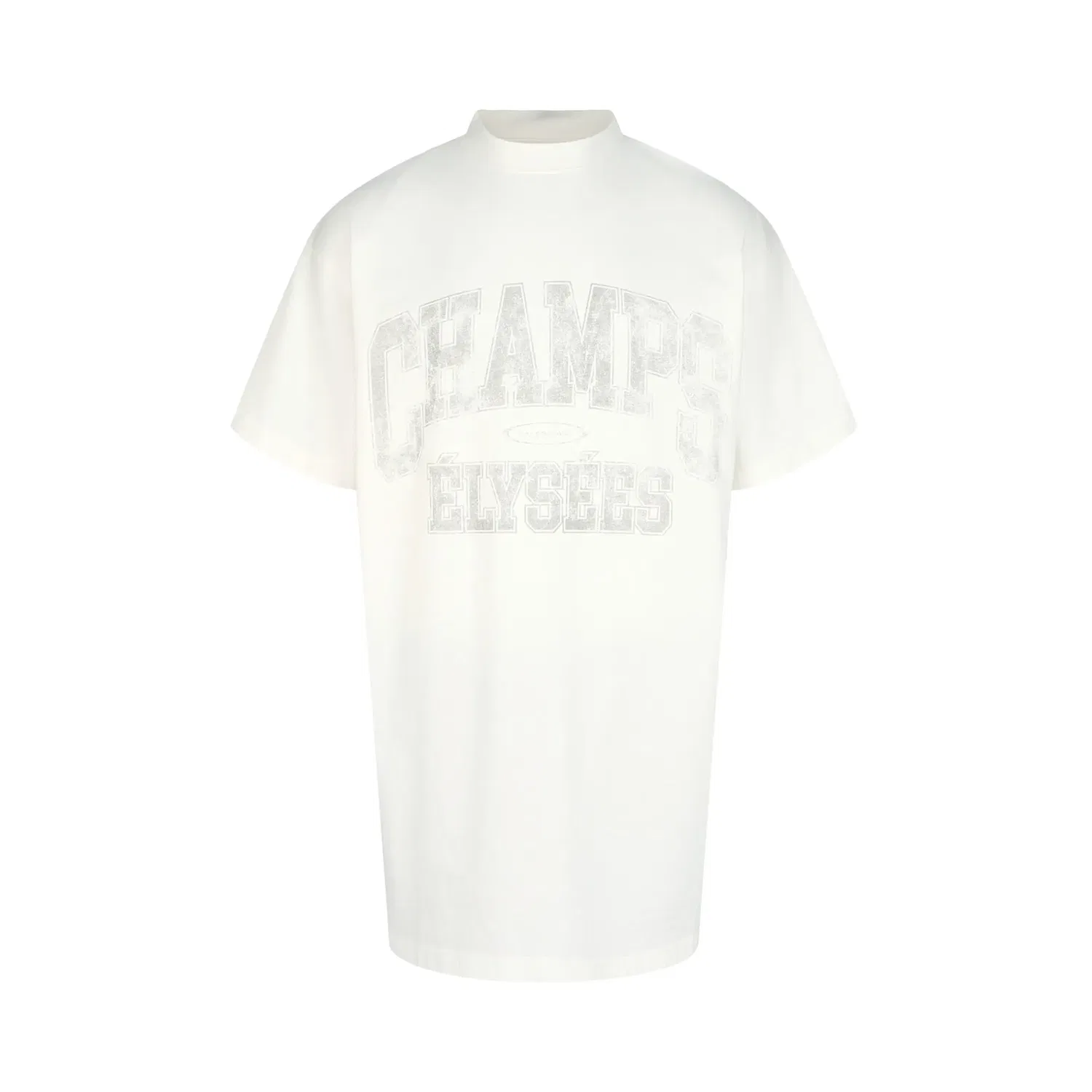 Футболка Balenciaga Champs-Elysees Oversized, белый
