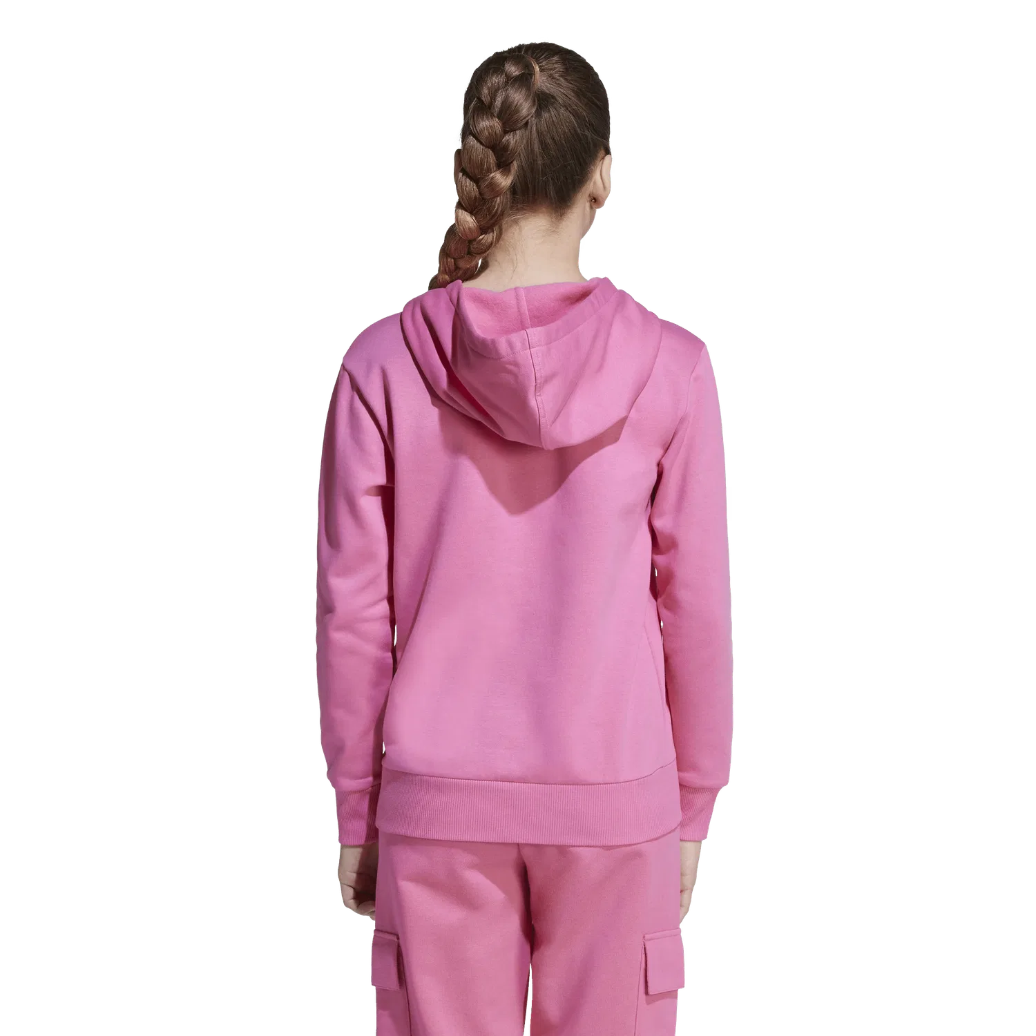 Детское худи с капюшоном Adidas, розовый — фото 3