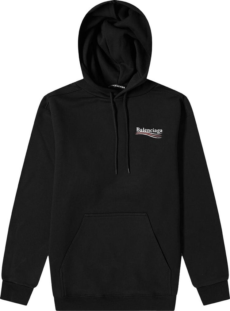 

Худи Balenciaga Political Campaign Hoodie 'Black', черный