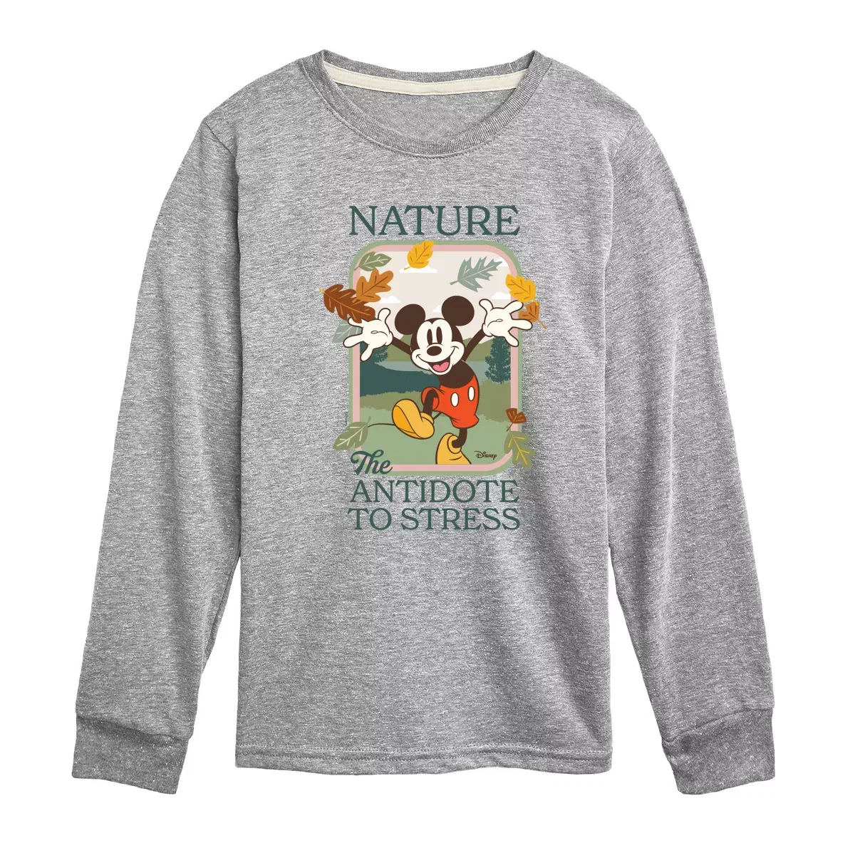 Детское лонгслив с принтом Nature The Antidote To Stress Disney, Red