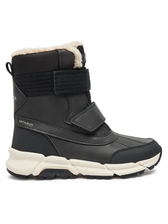 Сноубутсы J Flexyper Plus Boy Geox, черный