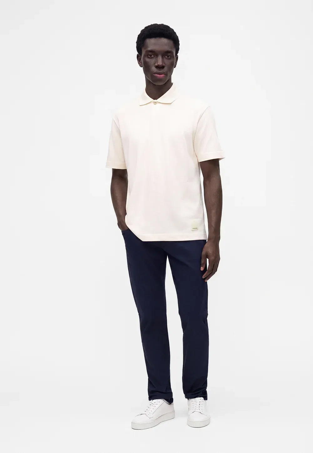 Брюки с карманами - джинсы зауженного кроя Emporio Armani, Blu Navy — фото 2