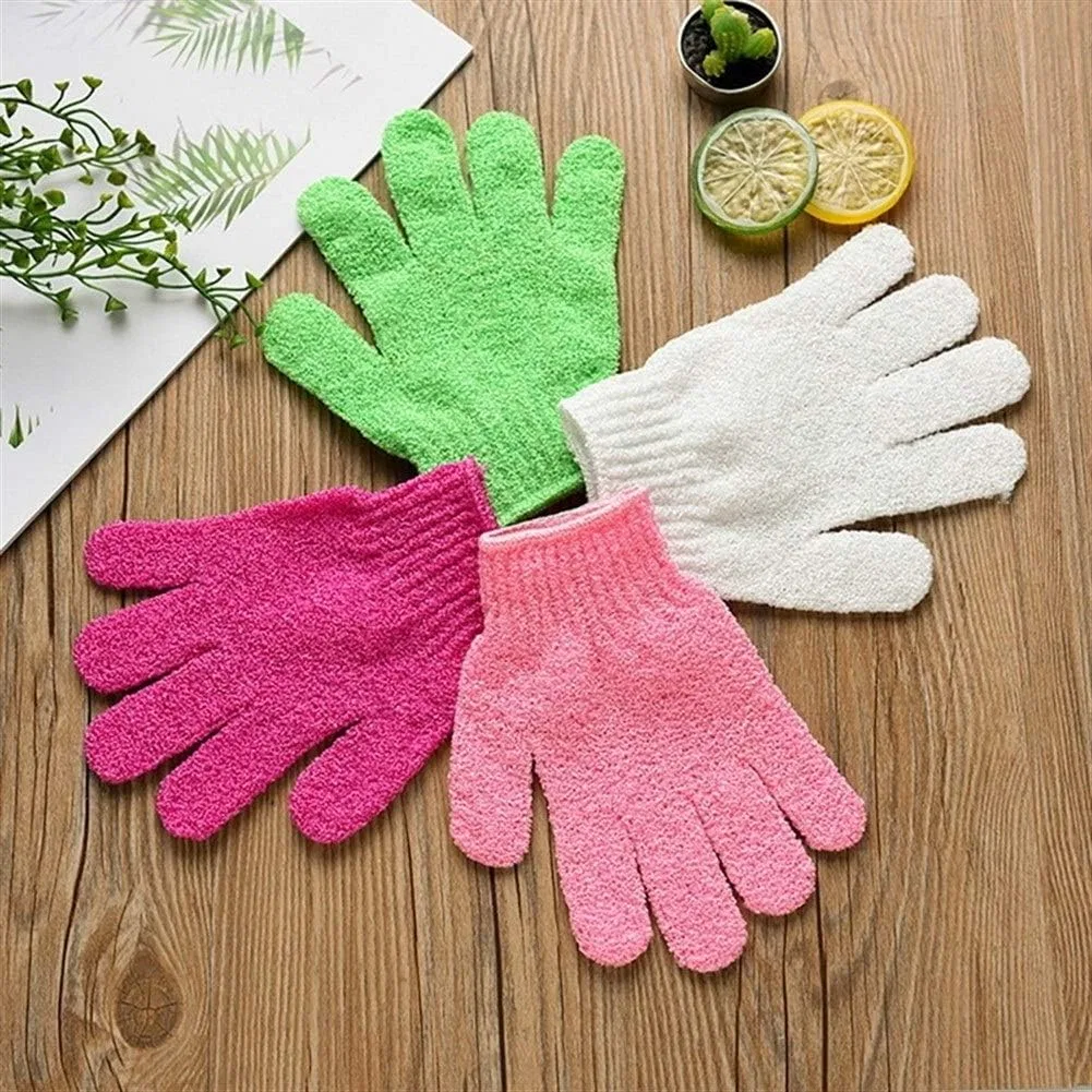 Мочалка для тела Exfoliating Gloves, Homeilteds, 1 шт, 19x13 см, White — фото 2