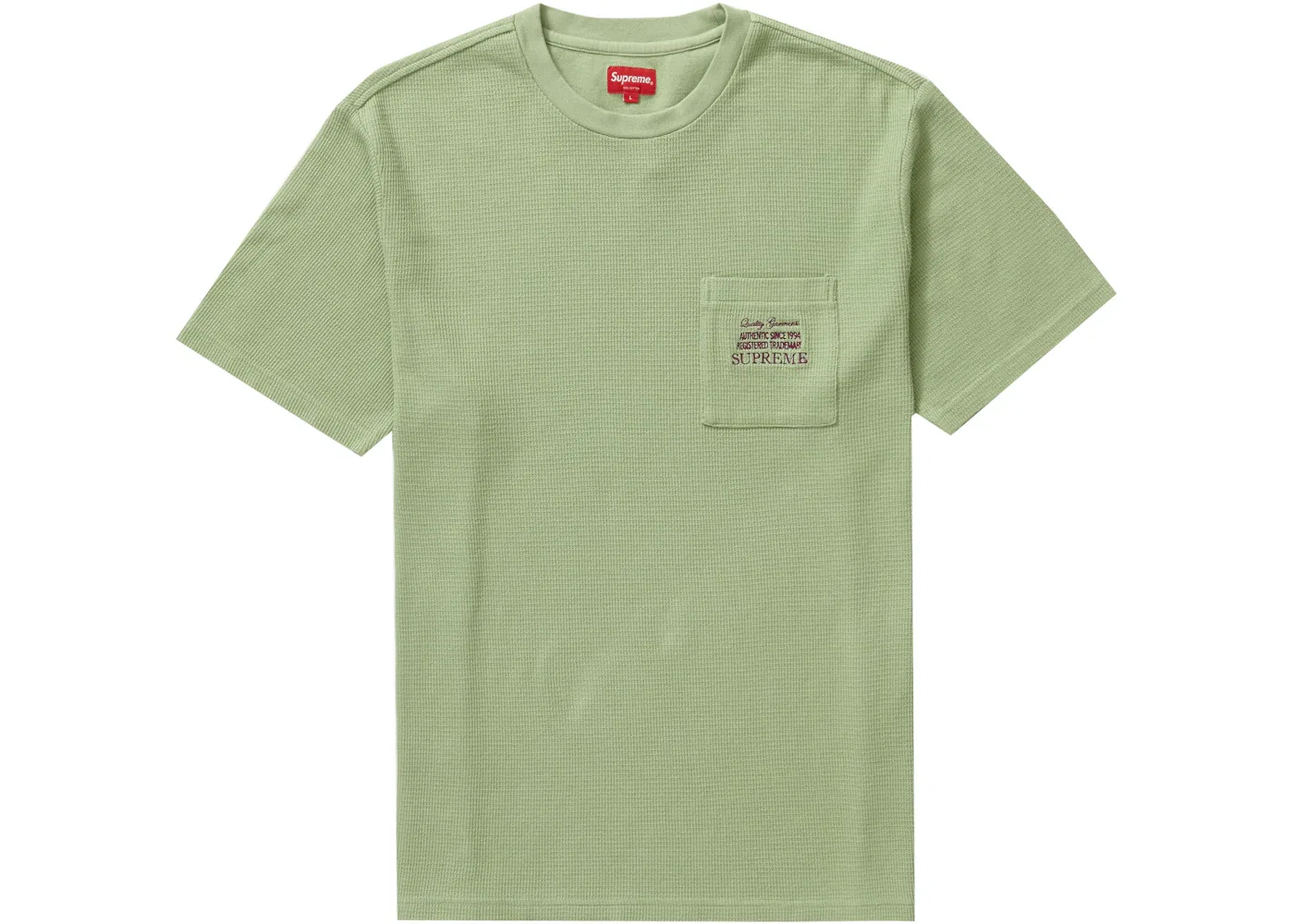 Мужская футболка с вафельным карманом Supreme Tee, Sage