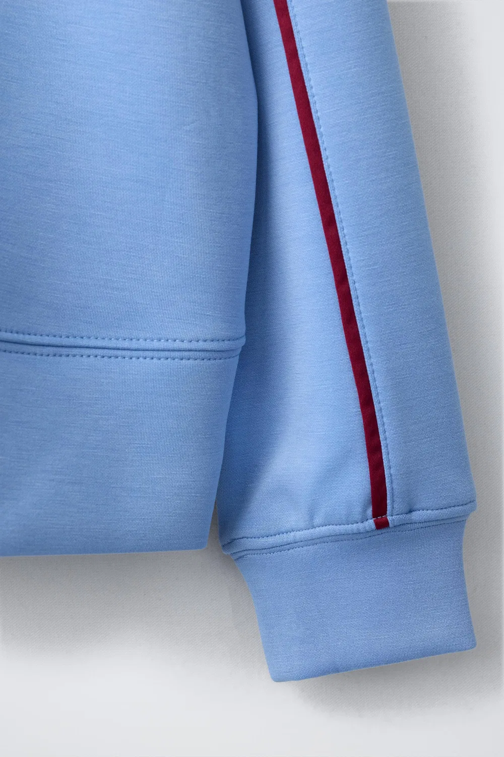 Худи с контрастным рисунком ZARA, Light Blue — фото 4