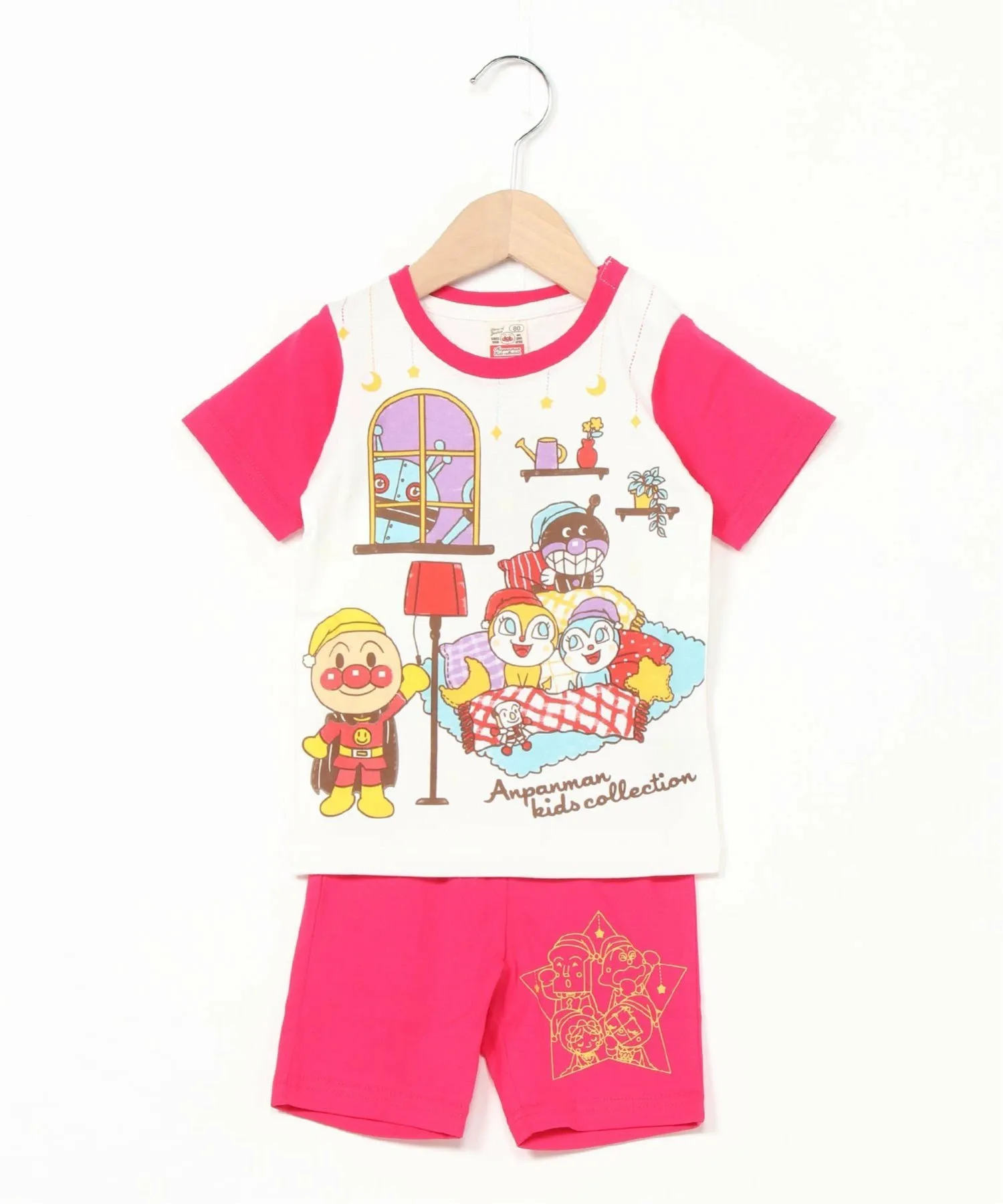 Детская коллекция ANPANMAN/(K) Разноцветные светящиеся пижамы Anpanman Kids Collection, pink — фото 2