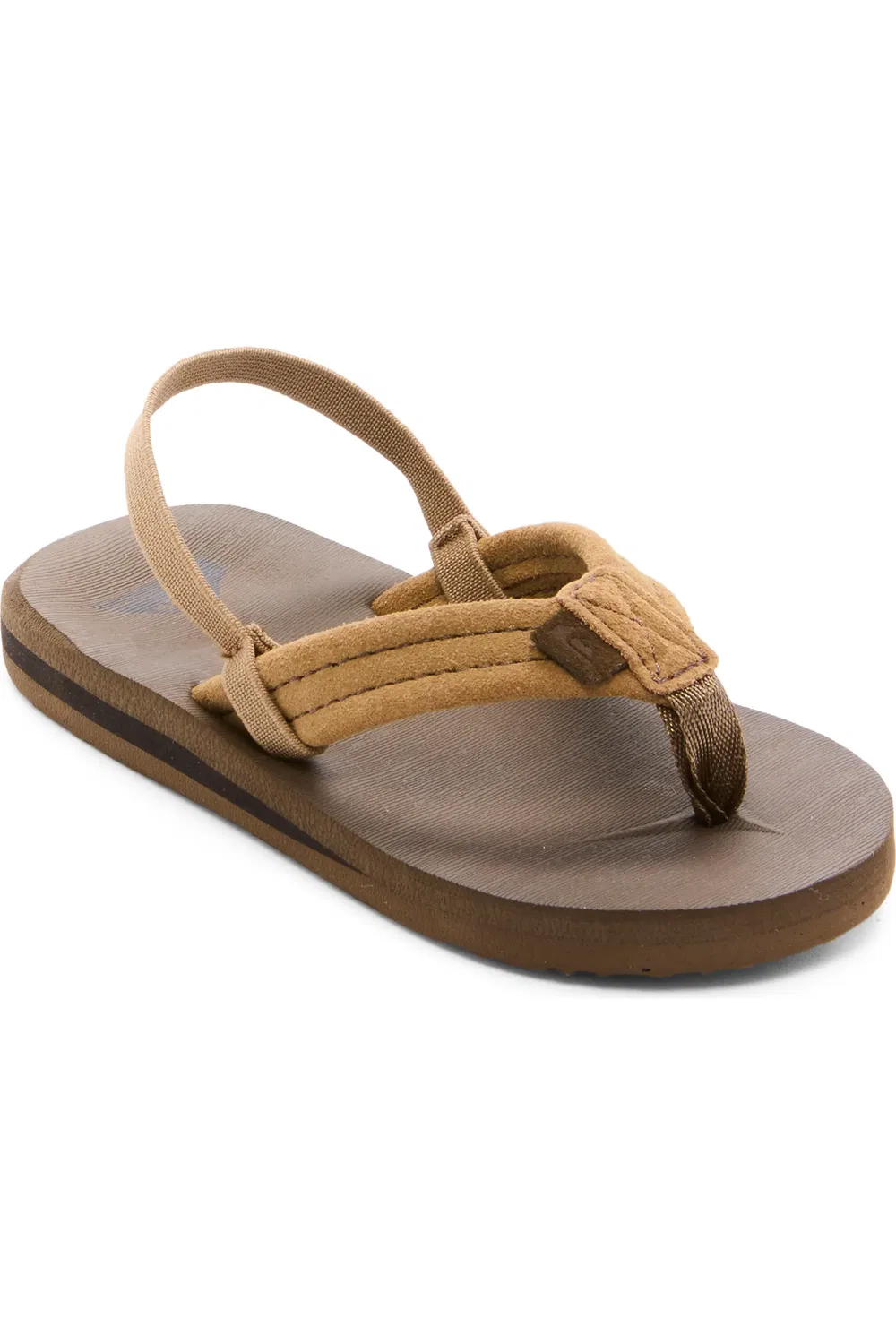 Сандалии детские на плоской подошве Carver Suede Core Slingback Quiksilver, Tan/Tan