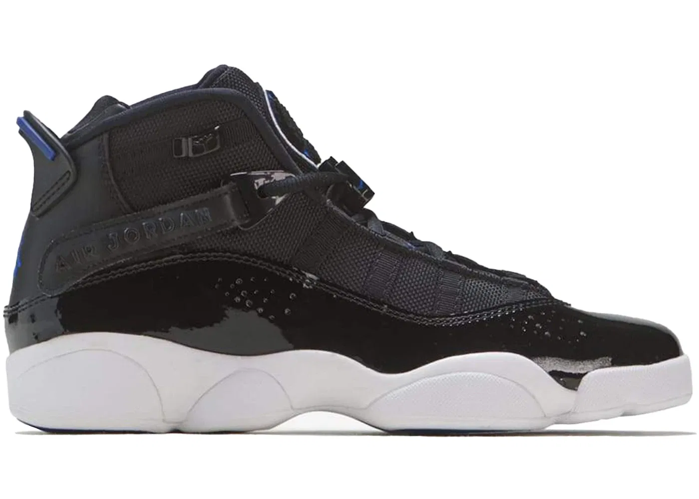 Детские кеды Lifestyle Jordan 6 Rings Space Jam (2016) (GS) Jordan, Black/Hyper Royal-White